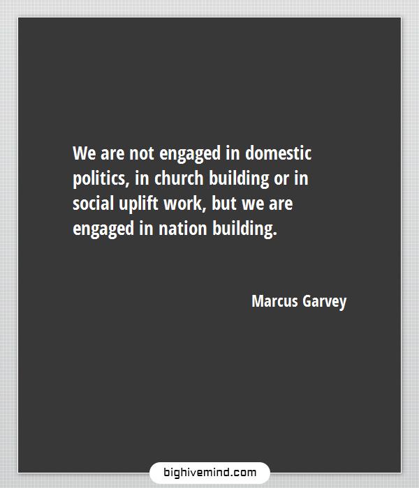 marcus garvey quotes on love